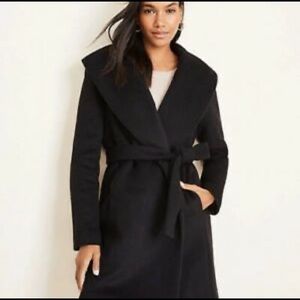 NWT Ann taylor shawl collar wrap coat